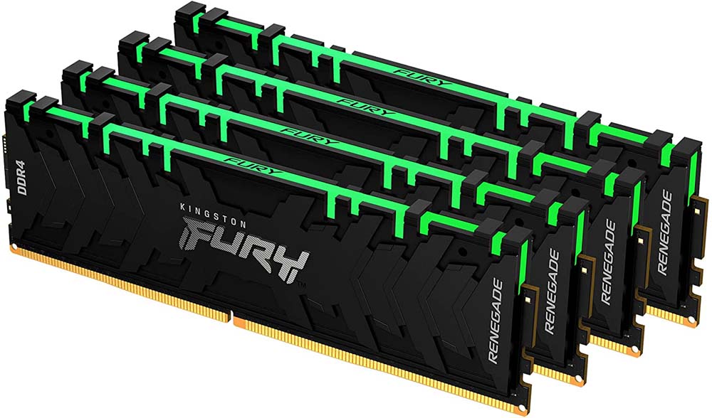 Kingston FURY Renegade RGB 4x32GB DDR4 PC4-25600 KF432C16RBAK4/128