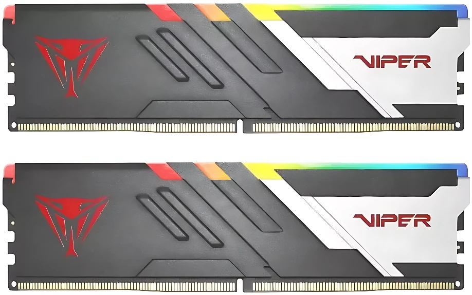 Patriot Memory Viper Venom RGB DDR5 DIMM 7200Mhz PC5-57600 CL34 - 32Gb (2x16Gb) PVVR532G720C34K