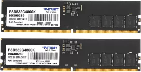 Patriot Signature Line 2x8ГБ DDR5 4800 МГц PSD516G4800K