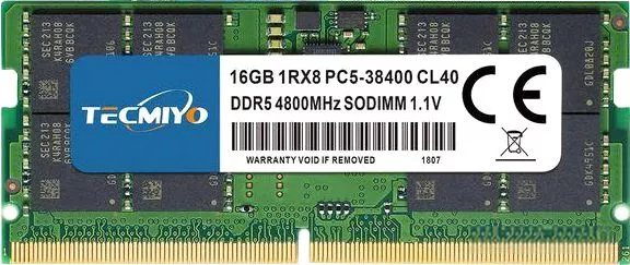 Tecmiyo 16ГБ DDR5 SODIMM 4800 МГц 16GB-DDR5-4800S-G