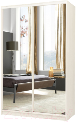 Шкаф Рэйгрупп B 120 BBB Bromo РГ-12.01 (дуб бордо лайт/белый матовый)