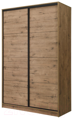 Шкаф Рэйгрупп B 140 VVH Bromo РГ-11.03 (дуб велингтон/черный матовый)