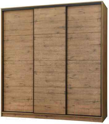 Шкаф Рэйгрупп B 207 VVH Bromo РГ-08.03 (дуб велингтон/черный матовый)