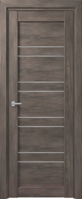 Дверь межкомнатная Deform D15 ДО 70x200 (дуб шале графит/мателюкс)