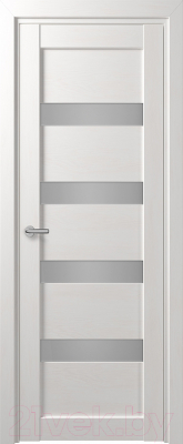 Дверь межкомнатная Deform D16 ДО 60x200 (дуб шале снежный/мателюкс)