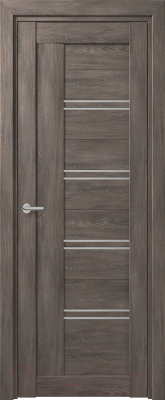 Дверь межкомнатная Deform D18 ДО 70x200 (дуб шале графит/мателюкс)