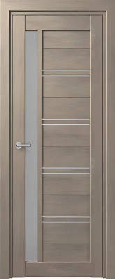 Дверь межкомнатная Deform D19 ДО 60x200 (дуб шале седой/мателюкс)