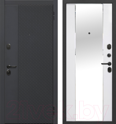 Входная дверь Гарда Флорида Зеркало фацет (96x205, правая)