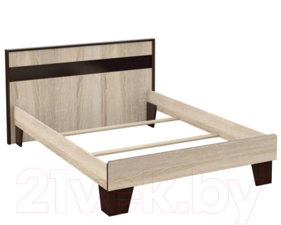 Каркас кровати Империал Эшли 160 (венге/дуб сонома)