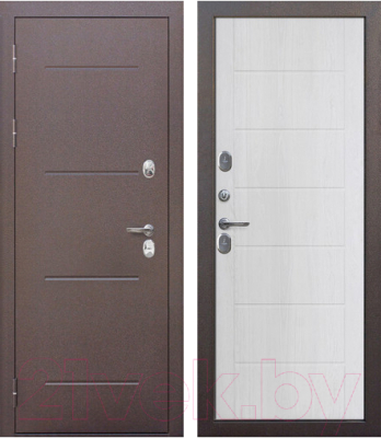 Входная дверь Гарда Isoterma Астана милки (96x205, левая)