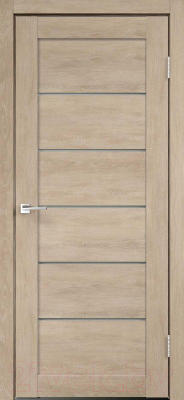 Дверь межкомнатная Velldoris Linea 1 80x200 (капучино/мателюкс)