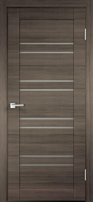 Дверь межкомнатная Velldoris Linea 8 80x200 (дуб серый поперечный/мателюкс)