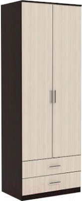 Шкаф МебельЭра Дуэт платяной (венге/лоредо)