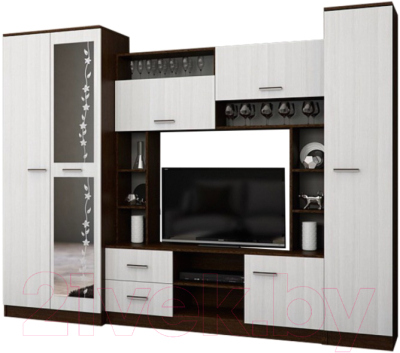 Стенка МебельЭра Марта (венге/лоредо)