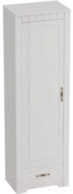 Шкаф Мебельград Прованс 60.5x41x197 (бодега белая/патина премиум)