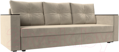 Диван Mebelico Атланта Лайт без стола (микровельвет бежевый)