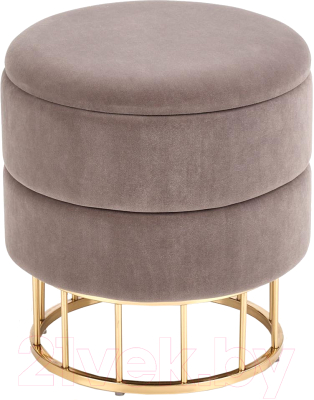 Пуф Halmar Minty (серый/золото)