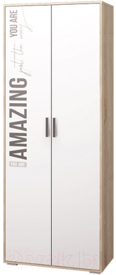 Шкаф MLK Джуниор (дуб сонома/белый)