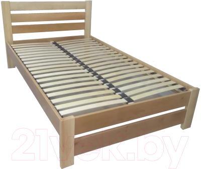 Двуспальная кровать BAMA Palermo (180x200, натуральный)