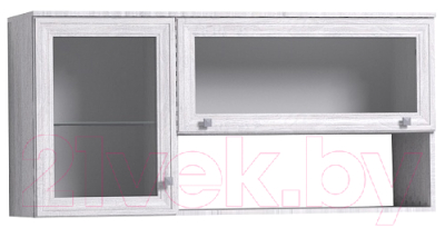 Шкаф навесной Глазов Paola 4 (ясень анкор светлый)