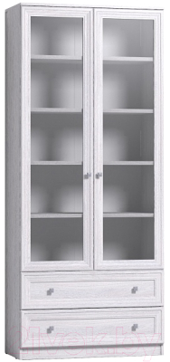 Шкаф с витриной Глазов Paola 7 (ясень анкор светлый)