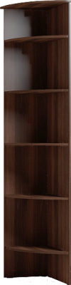 Угловое окончание для шкафа Глазов Sherlock 14 (орех шоколадный)