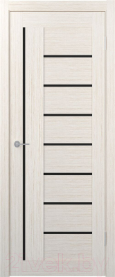 Дверь межкомнатная Stark ST3 ДО 60x200 (черный лак/бьянко)