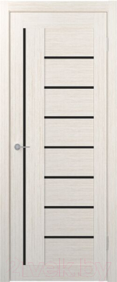 Дверь межкомнатная Stark ST3 ДО 80x200 (черный лак/бьянко)