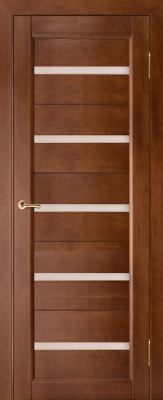 Дверь межкомнатная Vi Lario ЧО Вега 5 80x200 (тёмный орех)