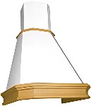 Вытяжка Elikor Пергола 60П-650-П3Л (бежевый/дуб)