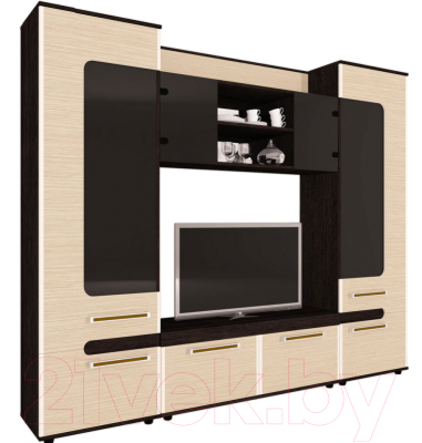 Стенка Заречье Сона (зебрана сахара/дуб венге)