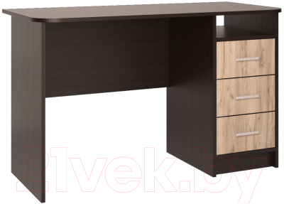 Письменный стол Интерлиния СК-001 (дуб венге/дуб серый)