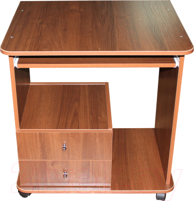 Компьютерный стол Компас-мебель КС-003-16(К)Д1 (орех донской)