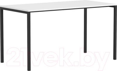 Письменный стол Crafto Рон Лофт 01 140x70x75 (белый/черный)