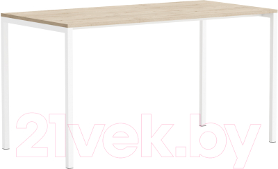 Письменный стол Crafto Рон Лофт 03 140x70x75 (белый/каштан)