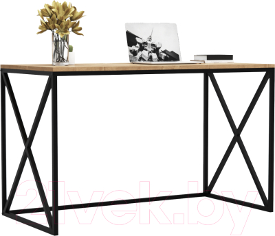 Письменный стол Crafto Модерн Лофт 05 120x60x75 (черный /дуб)