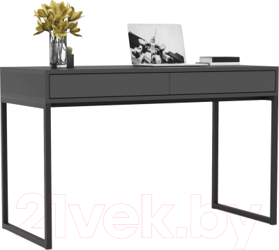 Письменный стол Crafto Лорди Лофт 06 120x60x80 (графит)