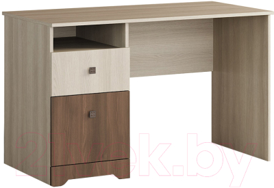 Письменный стол Мебель-КМК Атланта 0741.16 (ясень шимо светлый/ясень шимо темный)