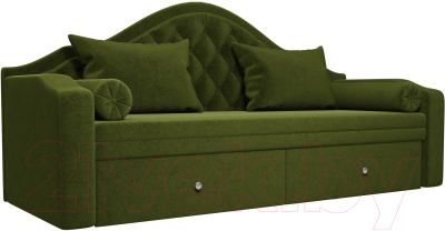 Диван Mebelico Сойер / 100569 (вельвет, зеленый)