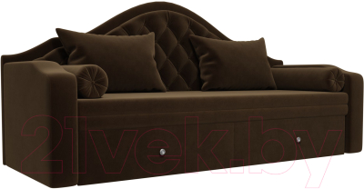 Диван Mebelico Сойер / 100576 (велюр MR, коричневый)