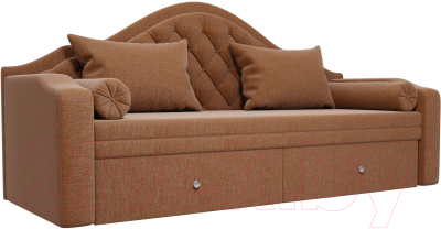 Диван Mebelico Сойер / 100584 (рогожка, коричневый)