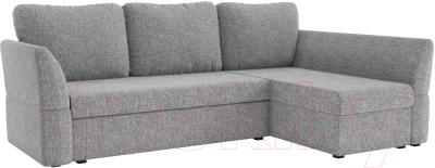 Диван угловой Mebelico Гесен 100 правый / 60065 (рогожка, серый)