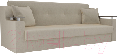 Диван Mebelico Сенатор / 100614 (микровельвет, бежевый)