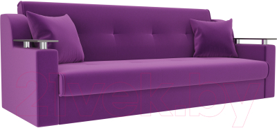 Диван Mebelico Сенатор / 100616 (микровельвет, фиолетовый)