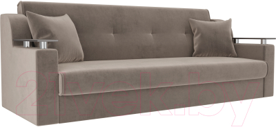 Диван Mebelico Сенатор / 100622 (велюр MR, коричневый)