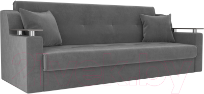 Диван Mebelico Сенатор / 100623 (велюр MR, серый)