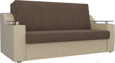 Диван Mebelico Сенатор 215 / 106474 (160, рогожка коричневый/бежевый)
