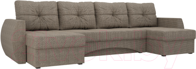 Диван П-образный Mebelico Сатурн / 101015 (корфу 03)