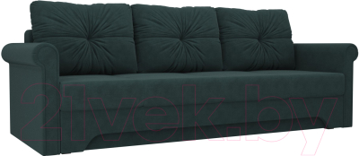 Диван Mebelico Европа / 101169 (велюр, бирюзовый)