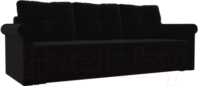 Диван Mebelico Европа / 101174 (велюр, черный)